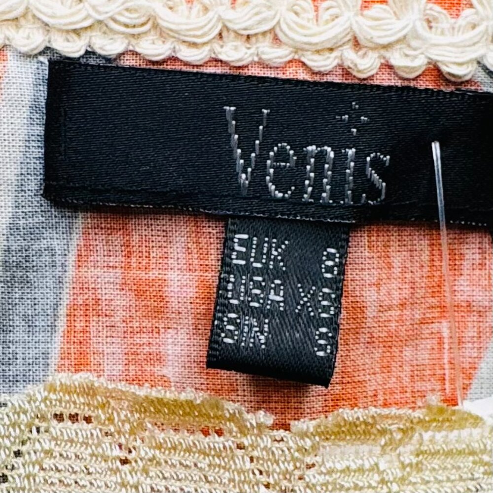 Womens Venis Art Nouveau Sundress Lined Size XS Multicolor - Picture 9 of 9